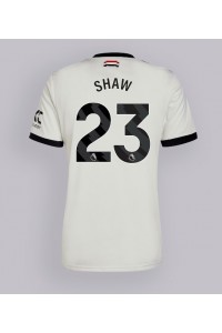 Manchester United Luke Shaw #23 Voetbaltruitje 3e tenue 2024-25 Korte Mouw